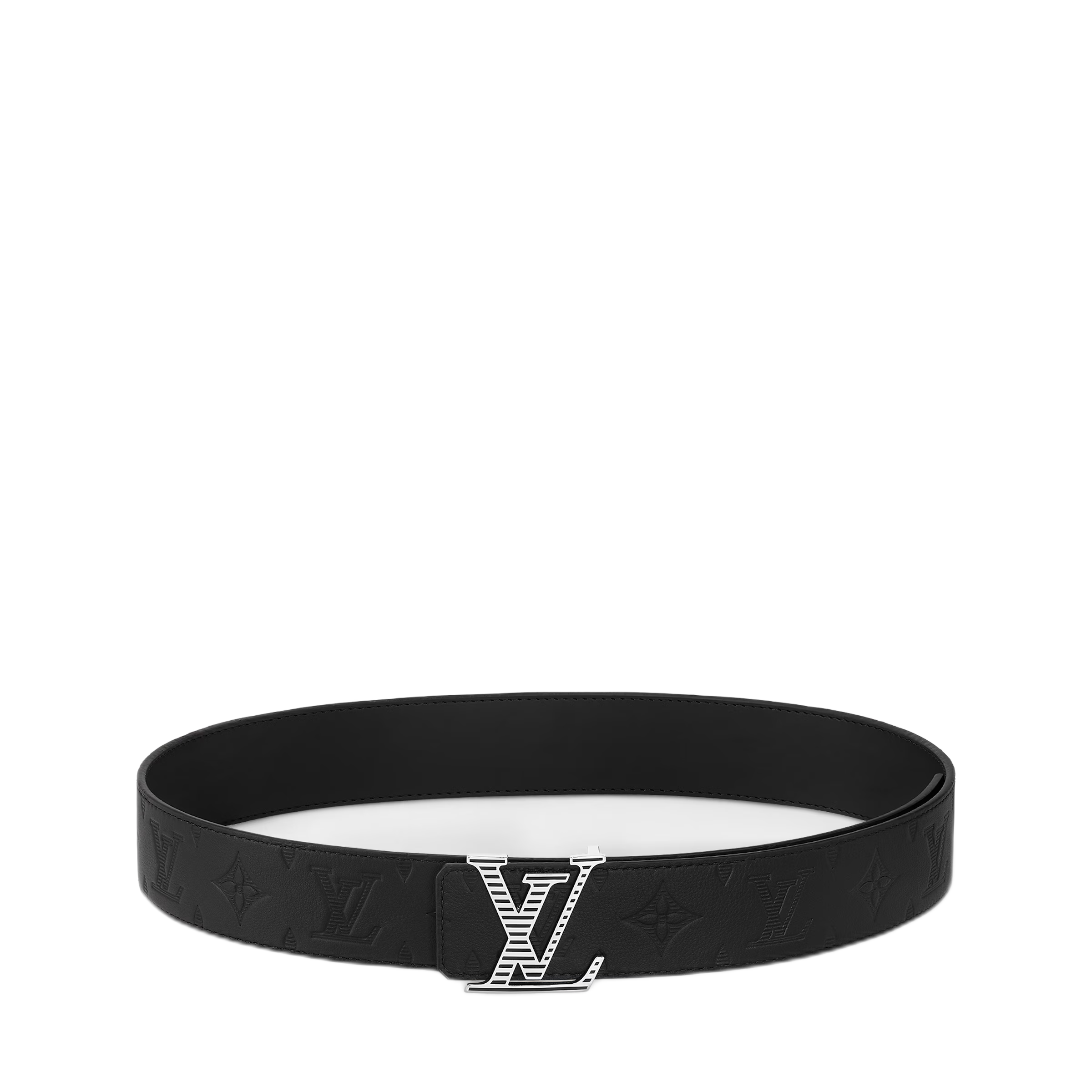 Louis Vuitton Shadow Black Belt M0717U